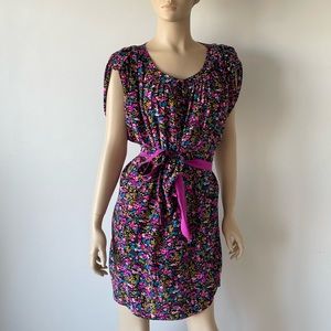 New Rebecca Taylor Silk floral dress size 10